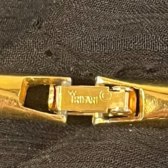 Vintage Crown Trifari Necklace 16" Signed - Picture 4 of 5